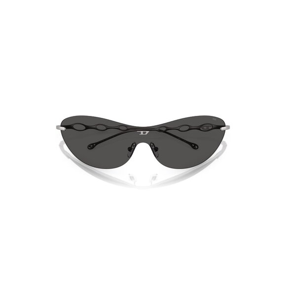 New DIESEL Grey Rimless Round DL1006 113/87 Sunglasses Women - Picture 4 of 6